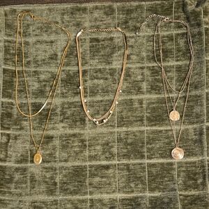 Layered Necklaces - Set Of 3